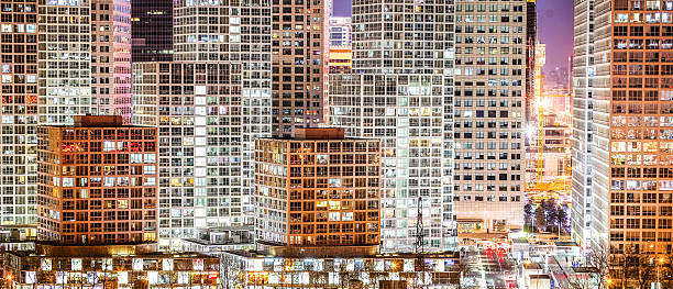 istock Night on Beijing Central Business district buildings 478200082