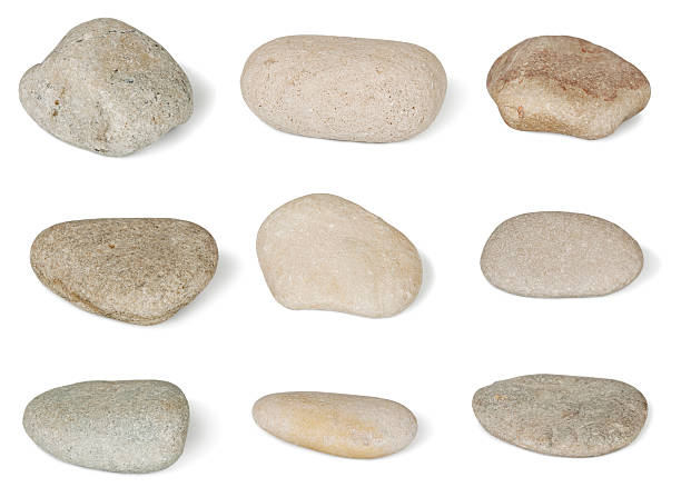 istock collection of stones are isolated on a white background 478200403