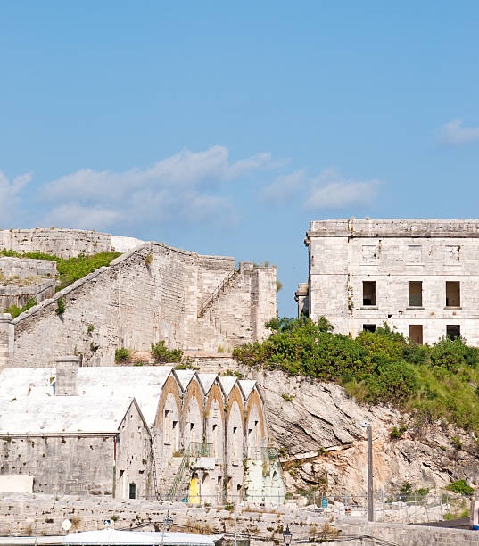 istock Abandoned factory buildings at the  Bermuda Dockyard 478200520