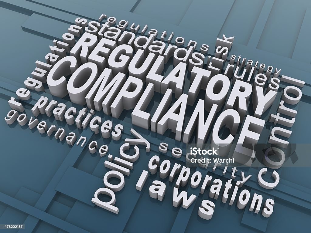 Regulatory Compliance Regulatory Compliance and related words Conformity Stock Photo