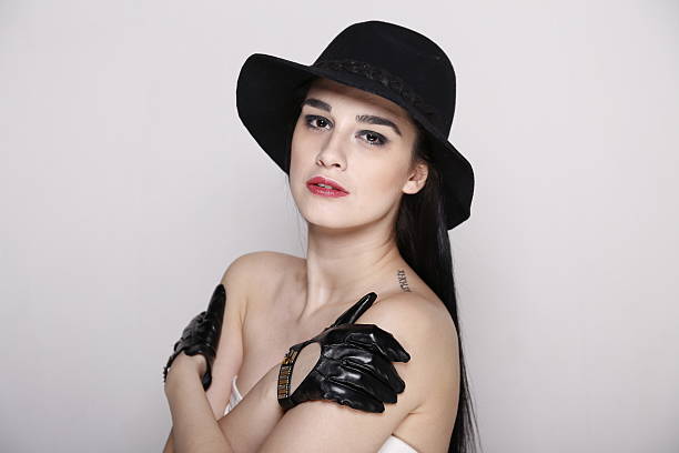 istock Woman in a black hat 478202283
