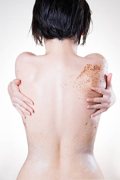 istock Body care, skin peeling back 478206104
