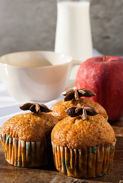 istock Breadsticks ,Banana cake, milk  and Biscuits with black coffee 478206357