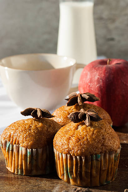 istock Breadsticks ,Banana cake, milk  and Biscuits with black coffee 478206363