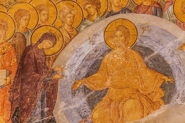 istock Jesus and Mary Mural in Chora Church 478209111