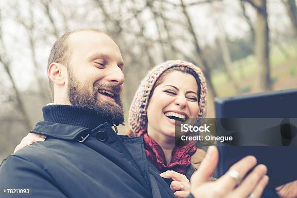 Couple In Love Selfie Stock Photo - Download Image Now - Adult, Affectionate, Beard