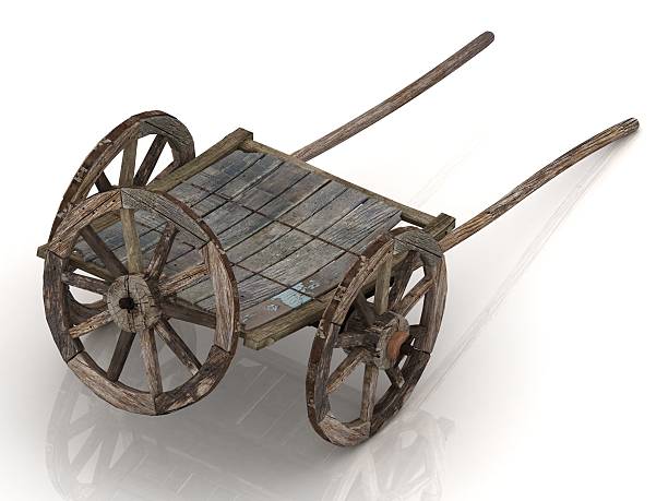 istock Old wooden cart 478212052