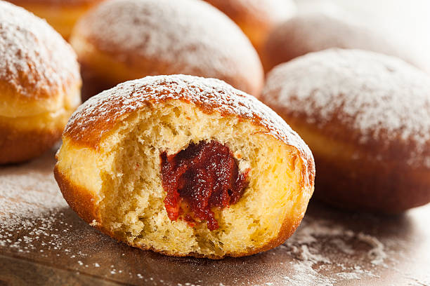 Homemade Raspberry Polish Paczki Donut