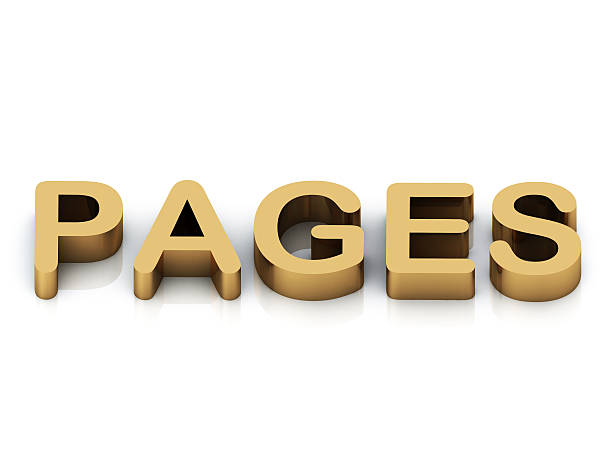 istock PAGES 3d inscription large golden letter 478212804
