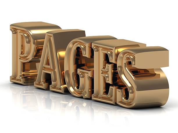 istock Pages Inscription golden letter 478212810