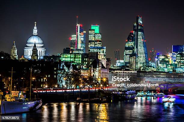 Twilight Skyline Stock Photo - Download Image Now - Cityscape, London - England, Night