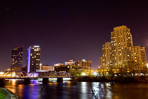istock Grand Rapids Michigan at Night 478215240
