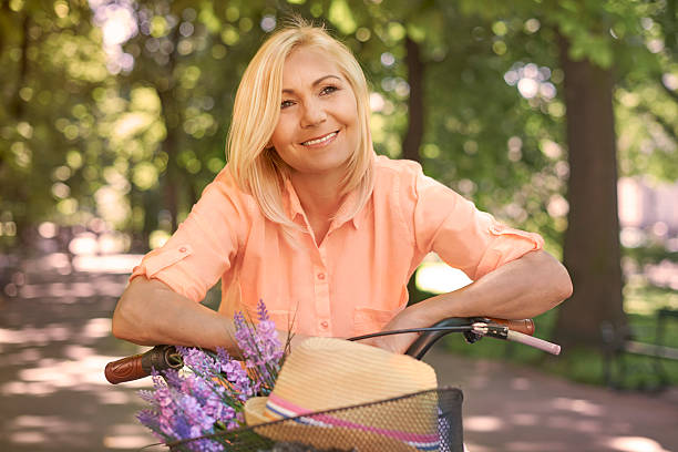 istock Beautiful mature woman on the ride 478215932