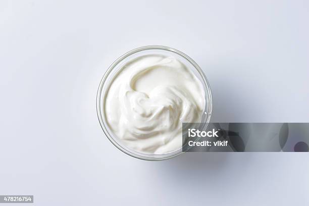 Sour Cream Stock Photo - Download Image Now - Yogurt, Cream Cheese, Creme Fraiche