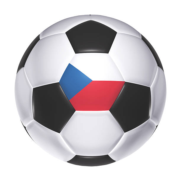 istock Soccer ball with Czech Republic flag 478217855