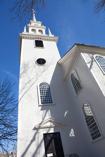 istock Historic Trinity Episcopal church in Newport, Rhode Island 478217857