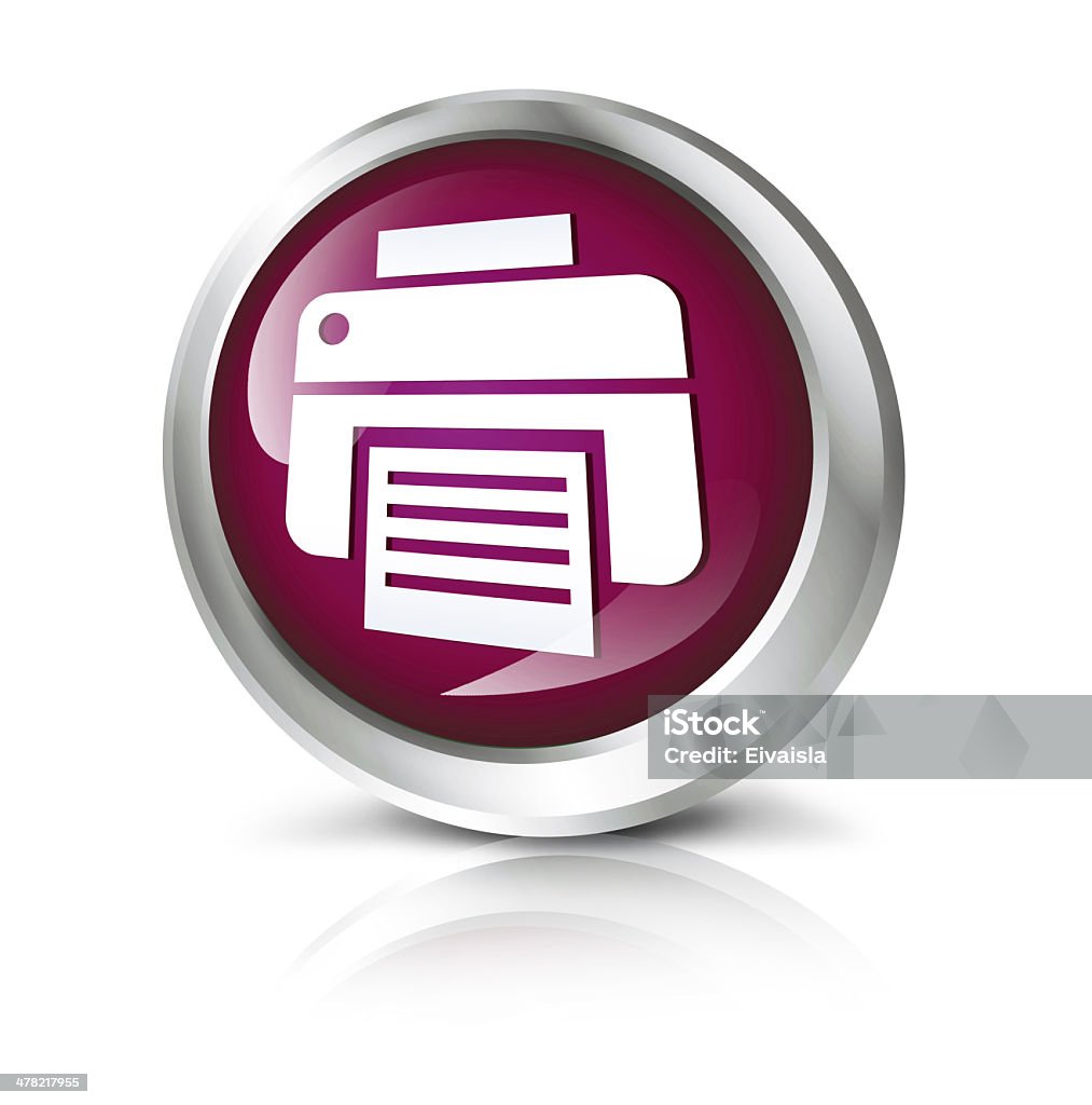 Symbol Drucker - Lizenzfrei ClipArt Stock-Foto