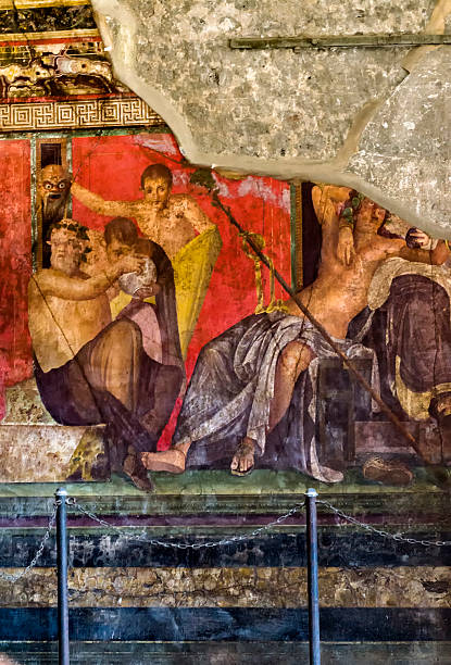 istock Pompeian fresco in ruins 478220503