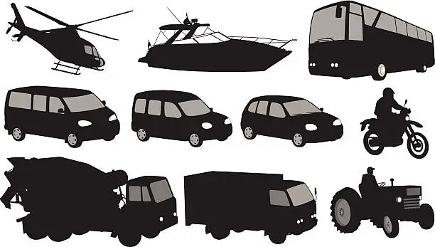 Vector illustration of Transportation