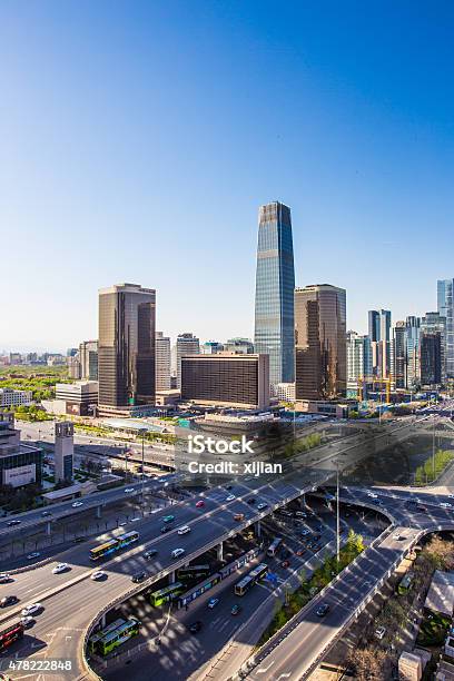 Central Business District In Beijing Stock Photo - Download Image Now - 2015, Architecture, Beijing