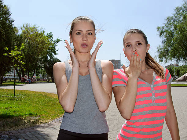 istock Two women show great surprise 478223542