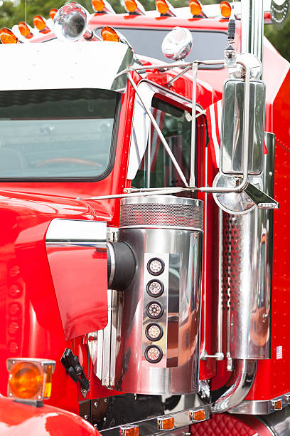 istock Red Semi Truck Close-Up 478223591