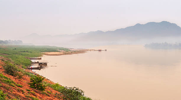 istock Beautiful scene of sun set at Khong river 478224736