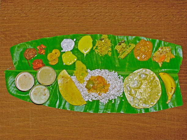 istock South Indian Thali (meals) served traditionally on banana leaf 478225675