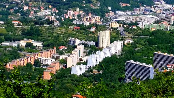 istock Genova, Italy and buildings on hills 478228022
