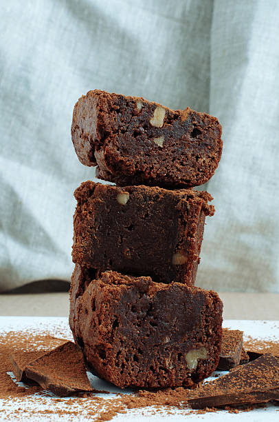 istock Homemade chocolate brownie with nuts 478230710