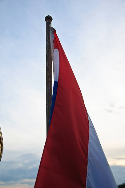 istock Thailand flag on blue sky and cloudy background 478230980
