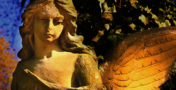 angel as a symbol of faith, kindness and love