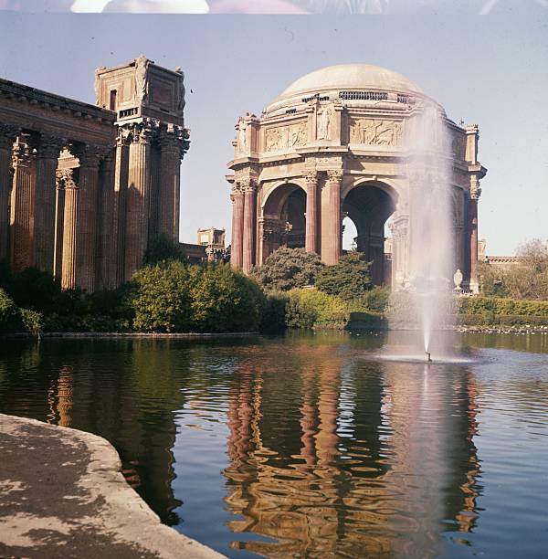 Parque de Cidade de San Francisco mundos justo fundamentos - fotografia de stock