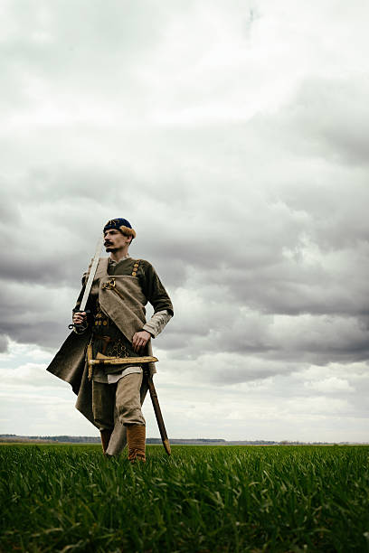 istock man in ethnic suit in context of historical reconstruction 478234538