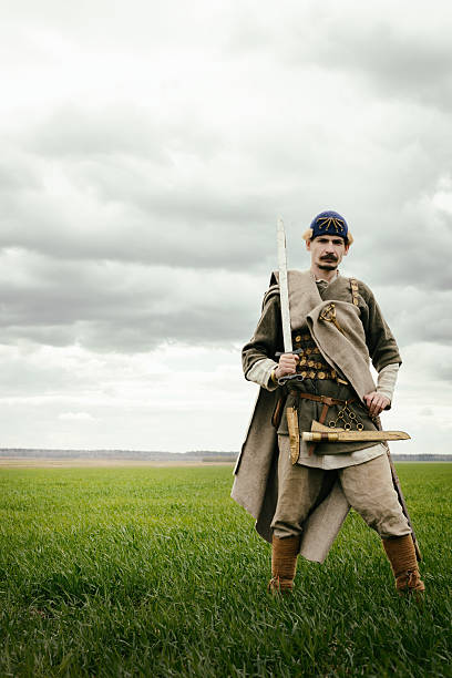 istock man in ethnic suit in context of historical reconstruction 478234540