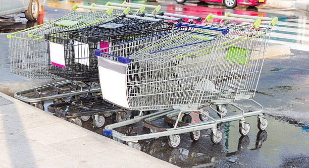 istock shopping carts on parking. 478235142