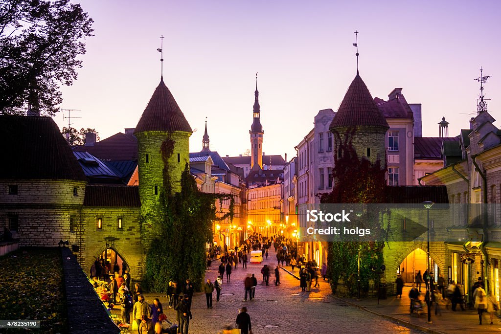 Portes de la ville de Tallin, Estonie - Photo de Tallinn libre de droits