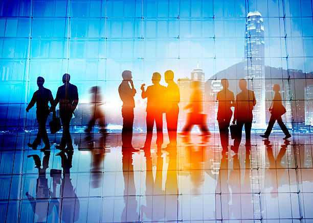 istock Silhouette People Discussion Meeting Cityscape Team Concept 478237792