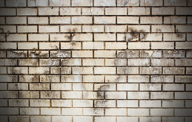 fond de mur de briques de grunge mur texture - pay phone brick wall telephone old photos et images de collection