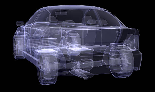 istock X-ray of car model on black 478239242