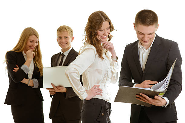 istock group of business people with laptop and folder 478241403