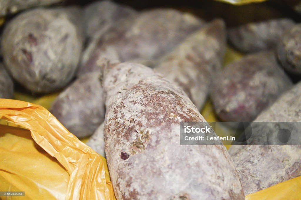 Bag full of sweet potato Bag Stock Photo