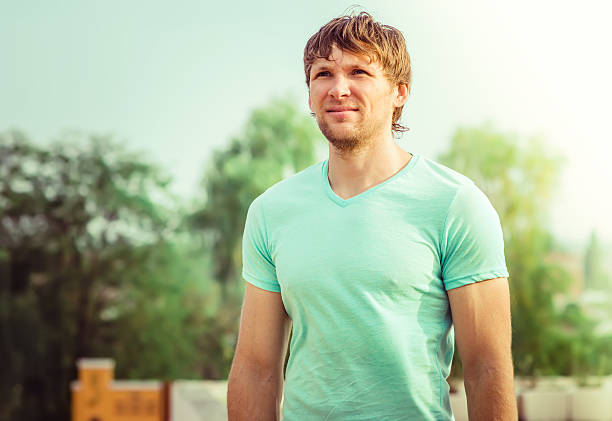 istock Man young handsome happy smiling face Outdoor 478244119