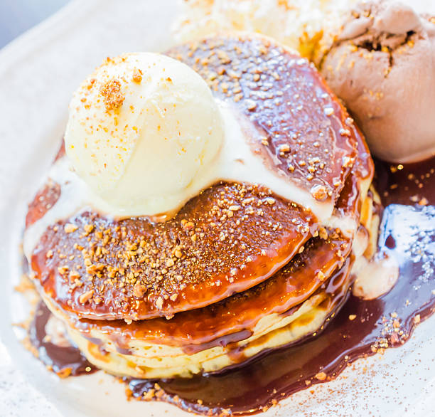 Icecream pancake