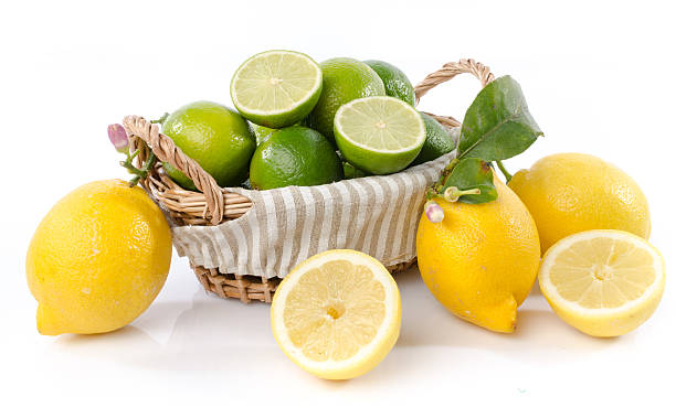 istock Lemons and limes in a basket 478244676
