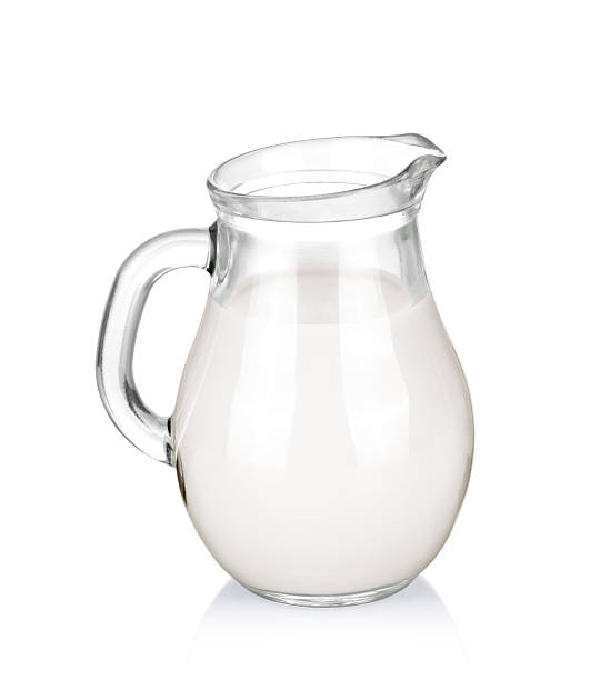 istock Glass jug of milk 478244878
