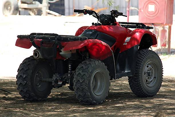 istock Red atv quad-bike 478245435