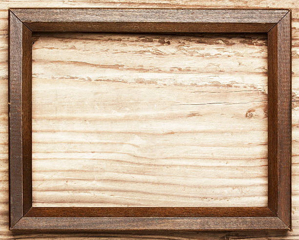 istock Vintage wooden frame on wood background 478246193