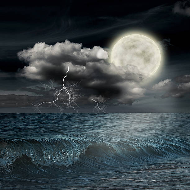istock storm evening on ocean and the moon 478246235