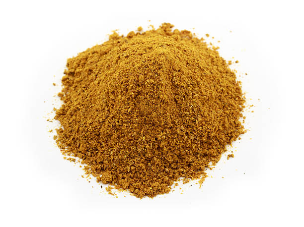 istock Pile of curry powder isolated on white 478247184
